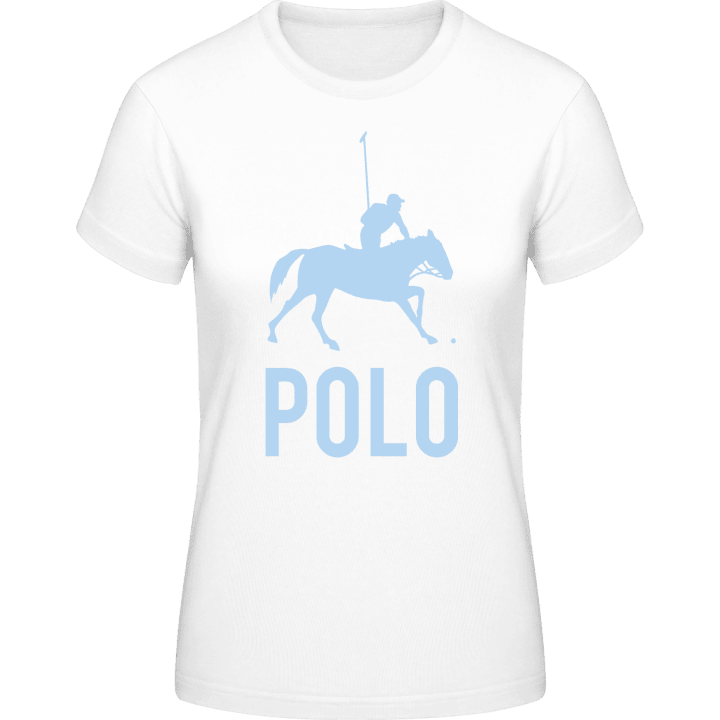 Polo Player T-skjorte for kvinner contain pic