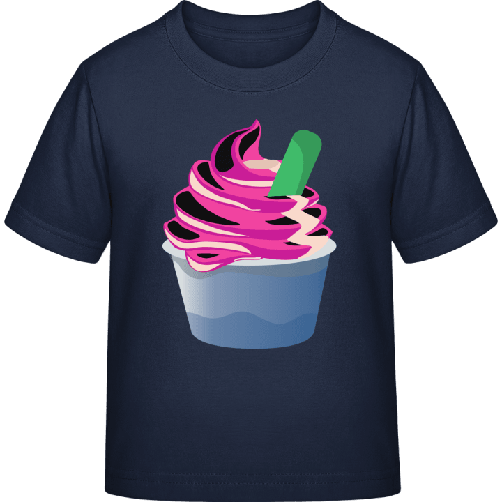 Ice Cream Illustration T-skjorte for barn contain pic