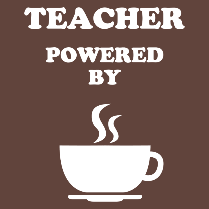 Teacher Powered By Coffee Langarmshirt 0 image