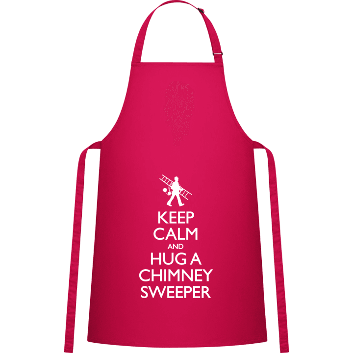 Keep Calm And Hug A Chimney Sweeper Delantal de cocina contain pic