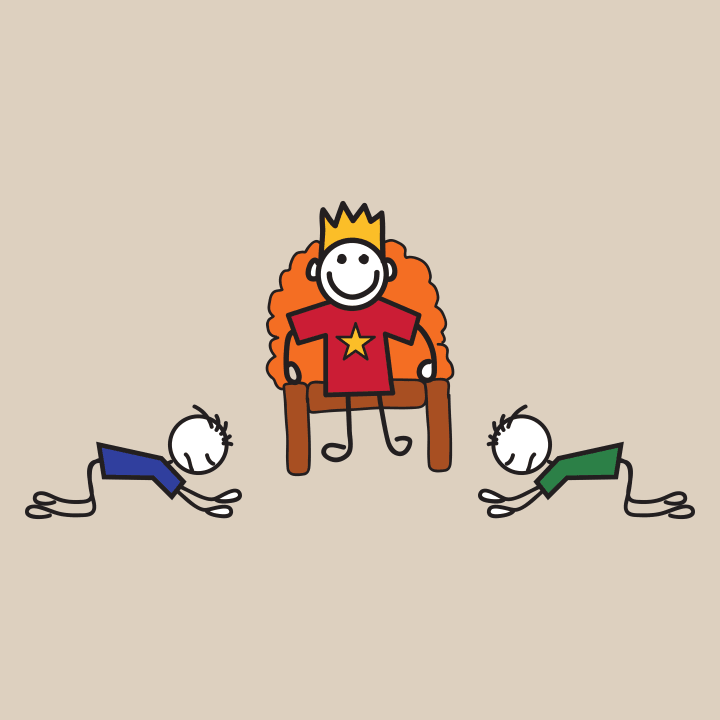 The King Is Happy Kids T-shirt 0 image