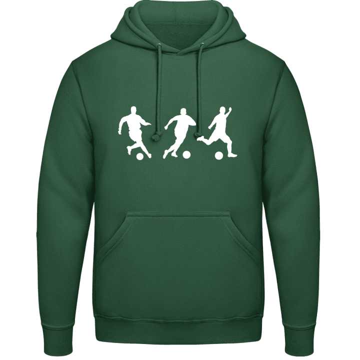 Soccer Players Silhouette Hoodie contain pic