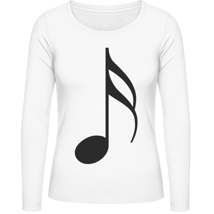 Music Notes Vrouwen Lange Mouw Shirt contain pic