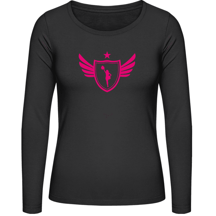 Cheerleader Star Frauen Langarmshirt contain pic