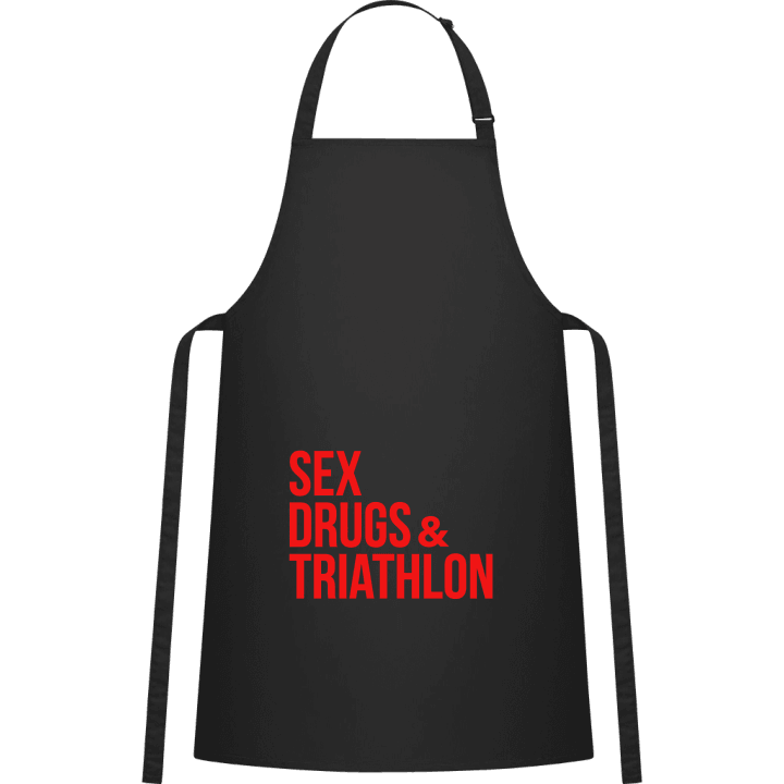 Sex Drugs Triathlon Kitchen Apron contain pic