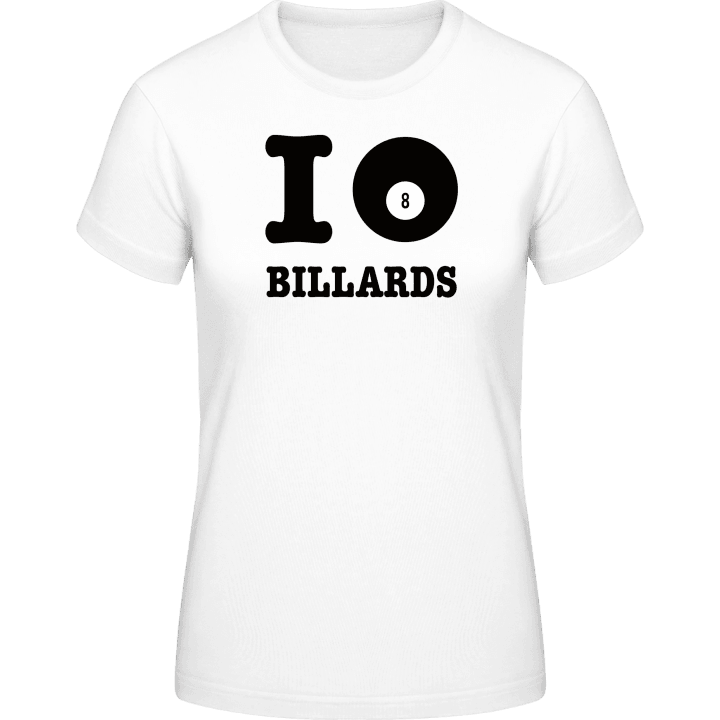 I Heart Billiards Vrouwen T-shirt contain pic