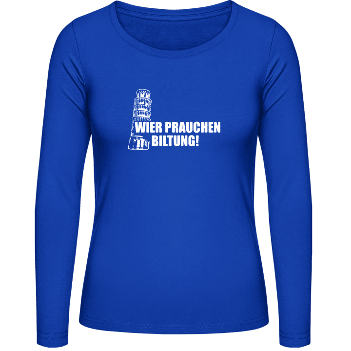 PISA Studie Frauen Langarmshirt contain pic