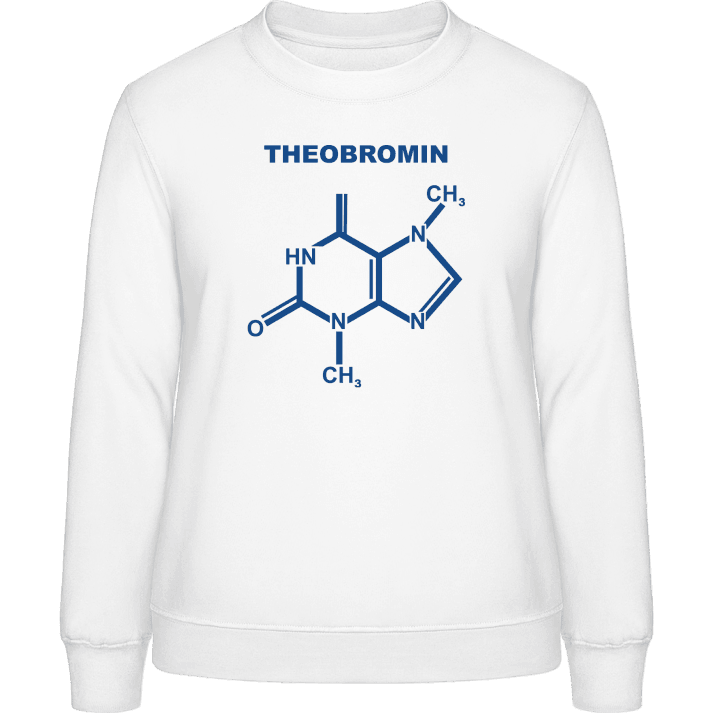Theobromin Chemical Formula Sweatshirt för kvinnor contain pic