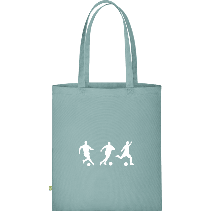 Soccer Players Silhouette Stofftasche contain pic