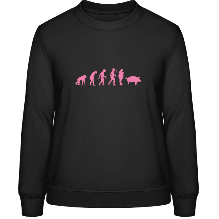 Evolution Of Pigs Sweatshirt för kvinnor 0 image