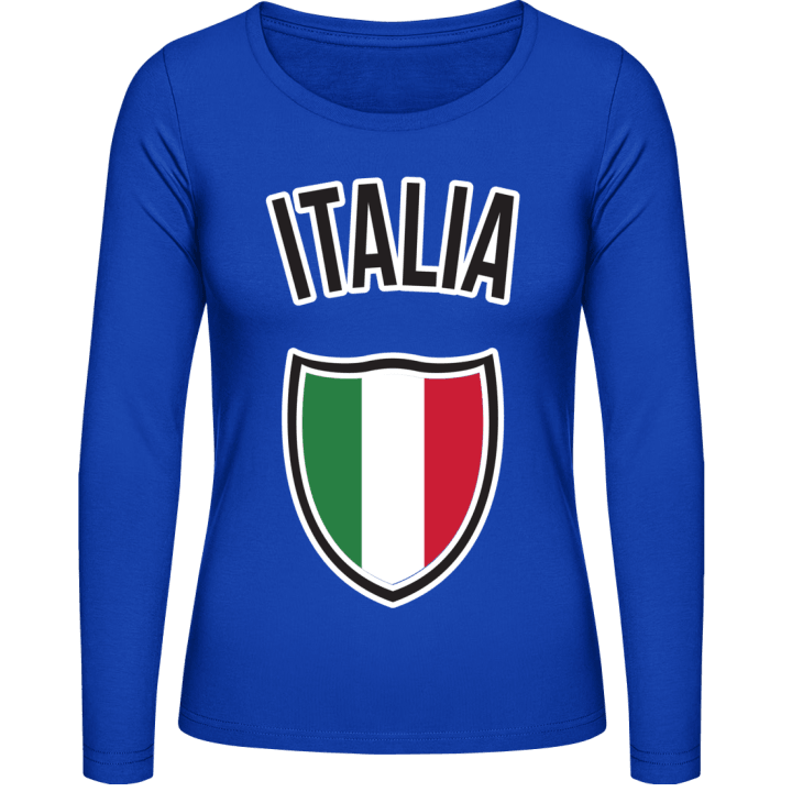 Italia Outline Frauen Langarmshirt contain pic