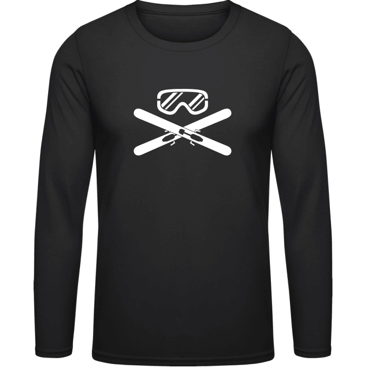 Ski Equipment Crossed T-shirt à manches longues contain pic