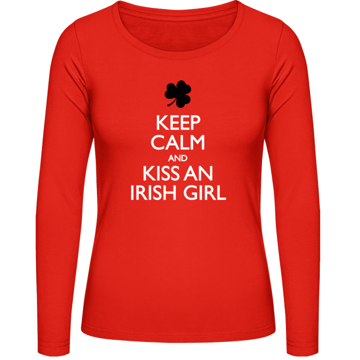 Kiss an Irish Girl Langærmet skjorte til kvinder 0 image