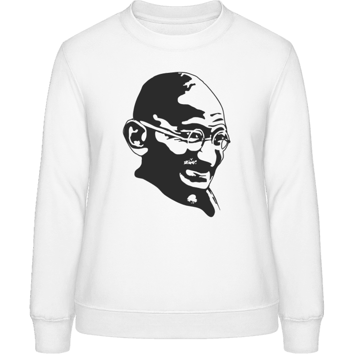 Mahatma Gandhi Sweatshirt för kvinnor contain pic
