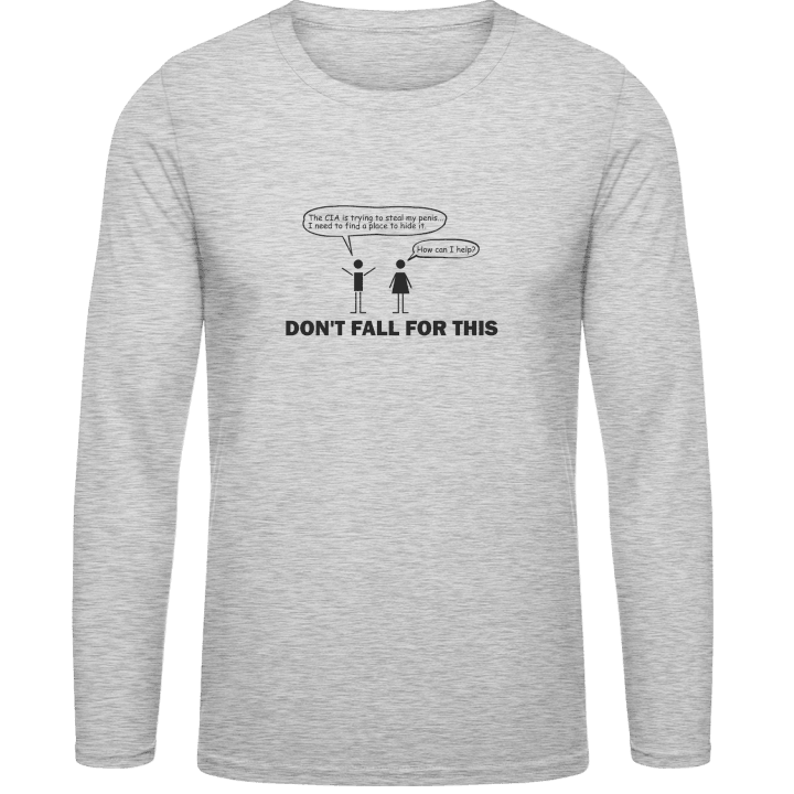 CIA Humor Shirt met lange mouwen contain pic