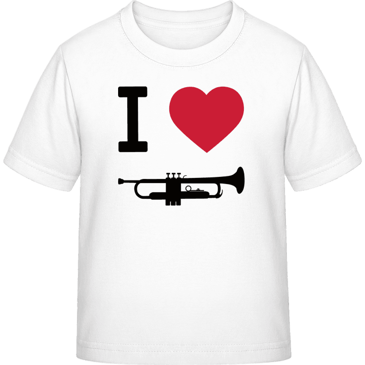 I Love Trumpets T-skjorte for barn contain pic