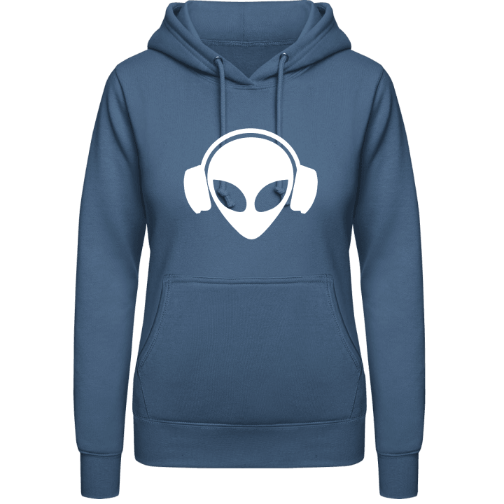 Alien DJ Headphone Sudadera con capucha para mujer contain pic