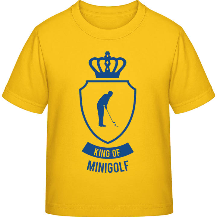King of Minigolf T-shirt pour enfants contain pic
