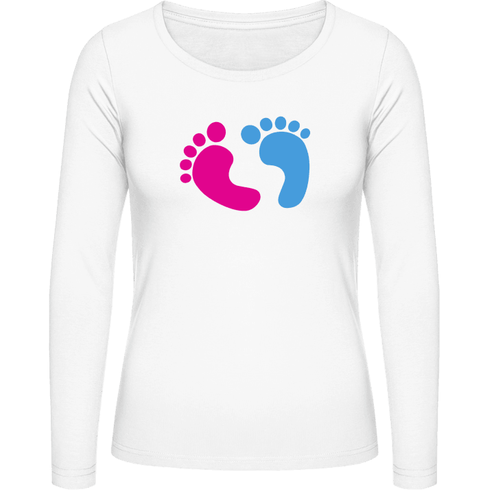 Baby Feet Inside Camisa de manga larga para mujer 0 image