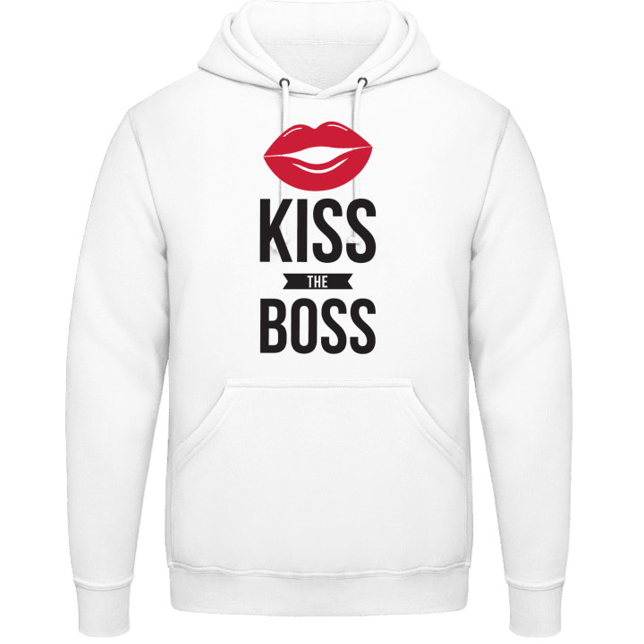 Kiss The Boss Felpa con cappuccio contain pic