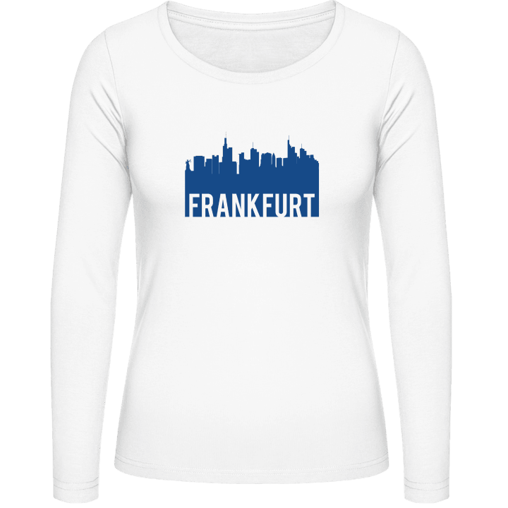 Frankfurt Skyline Langermet skjorte for kvinner contain pic