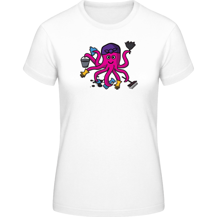 ottearmet blæksprutte T-shirt til kvinder 0 image