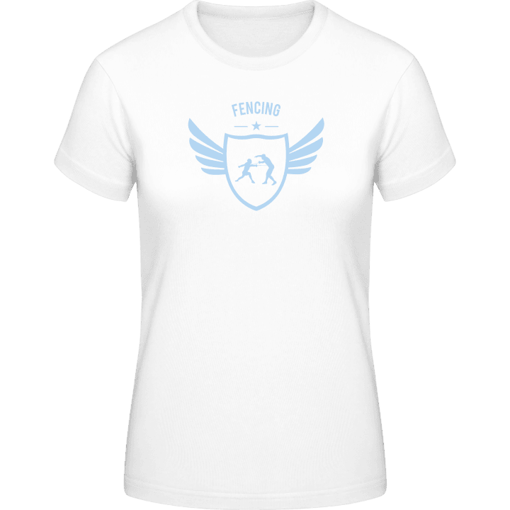 Fencing Winged T-skjorte for kvinner contain pic