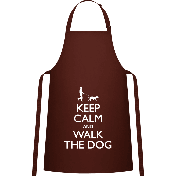 Keep Calm and Walk the Dog Man Tablier de cuisine 0 image