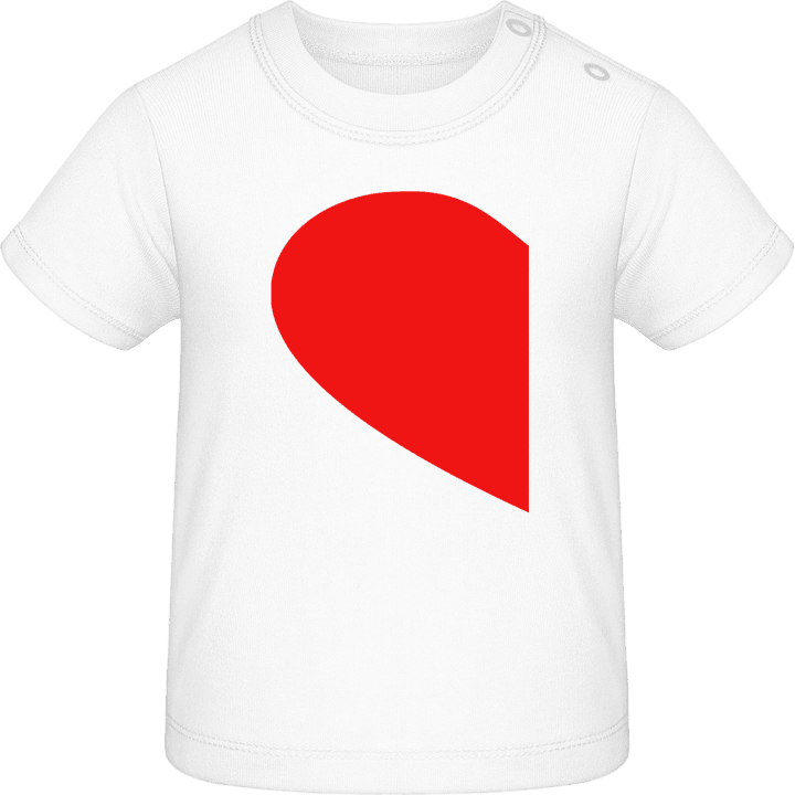 Couple Heart Left Camiseta de bebé contain pic