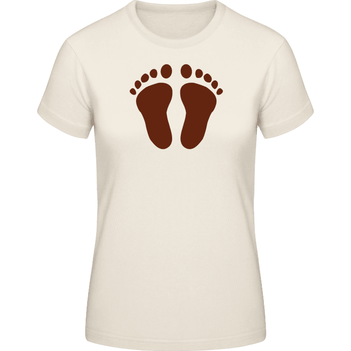 Feet T-shirt för kvinnor contain pic