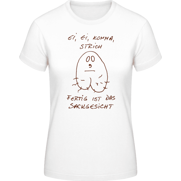 Fertig ist das Sackgesicht T-shirt för kvinnor 0 image