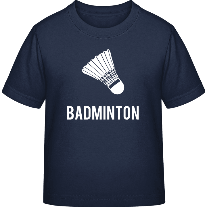 Badminton Design Kinder T-Shirt contain pic