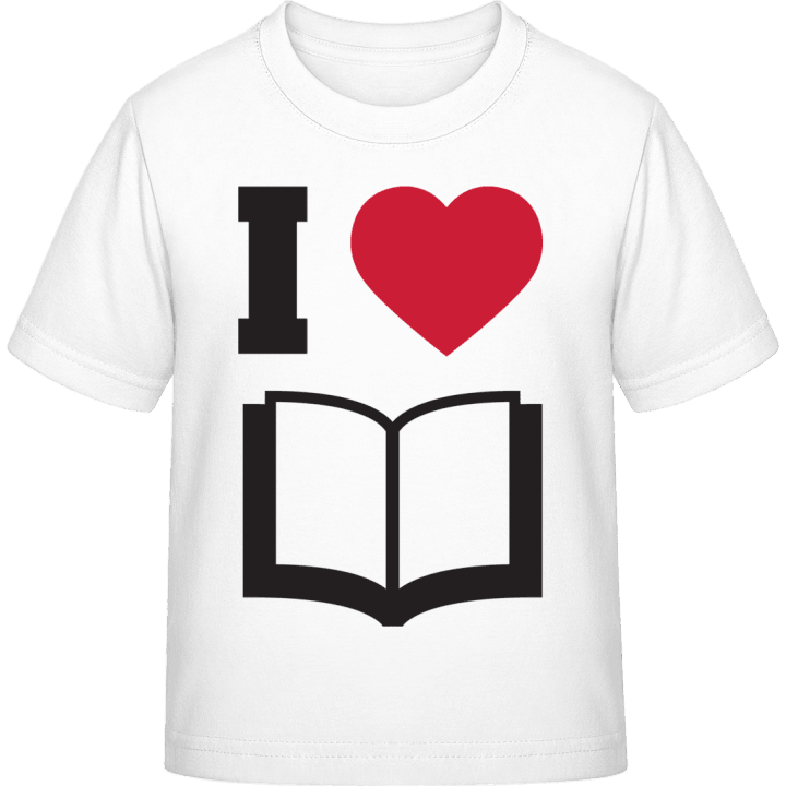 I Love Books Icon T-shirt pour enfants contain pic
