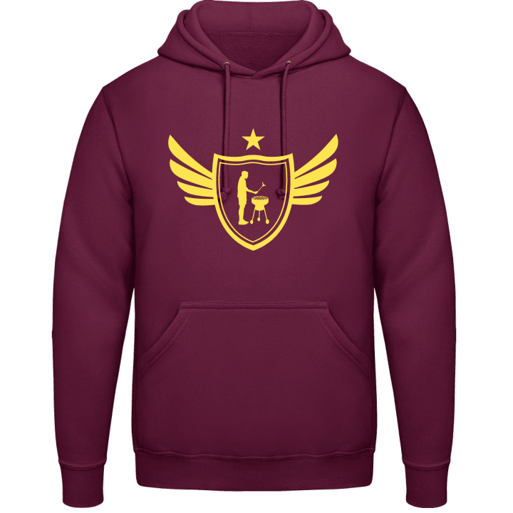 Grill BBQ Star Winged Hoodie contain pic