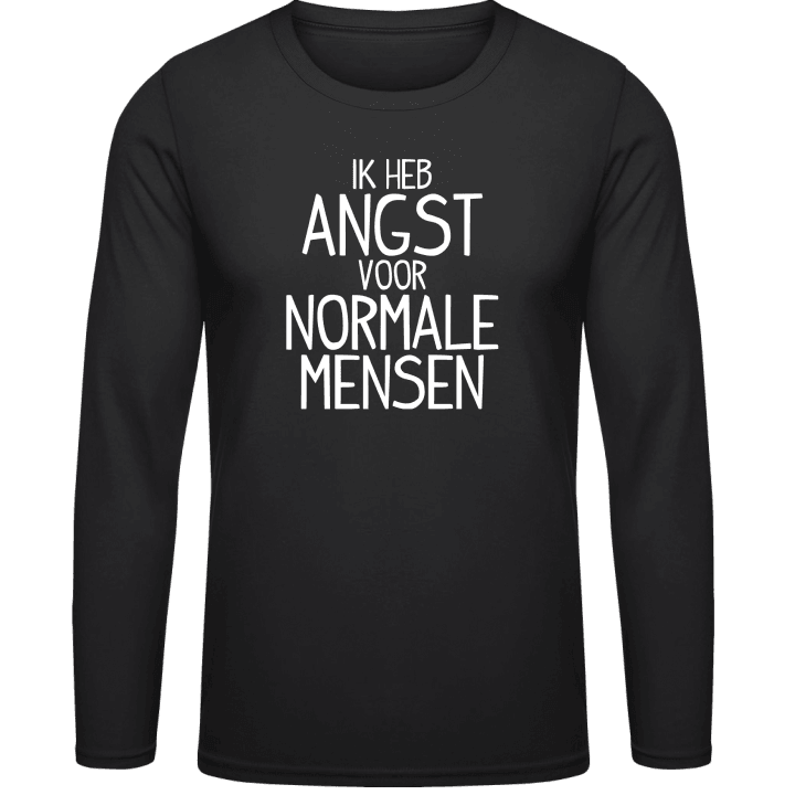 Ik heb angst voor normale mensen Long Sleeve Shirt contain pic