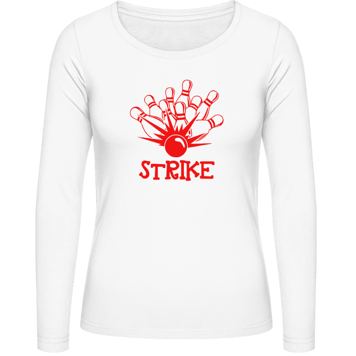 Bowling Strike Frauen Langarmshirt 0 image
