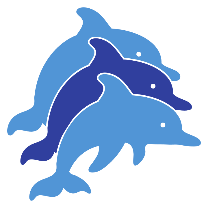 Dolphins Illustration Taza 0 image