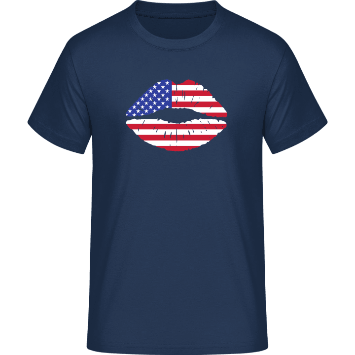 American Kiss Flag T-Shirt contain pic