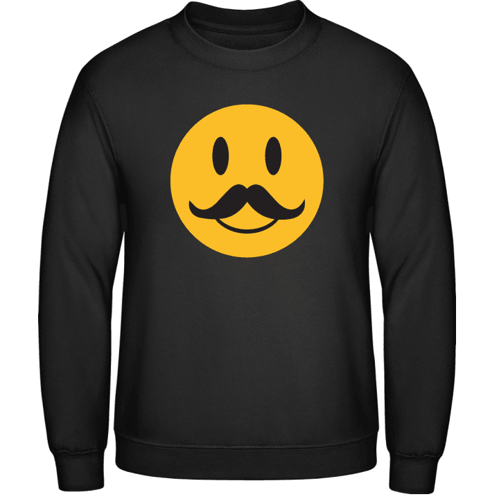 Mustache Smiley Sweatshirt contain pic