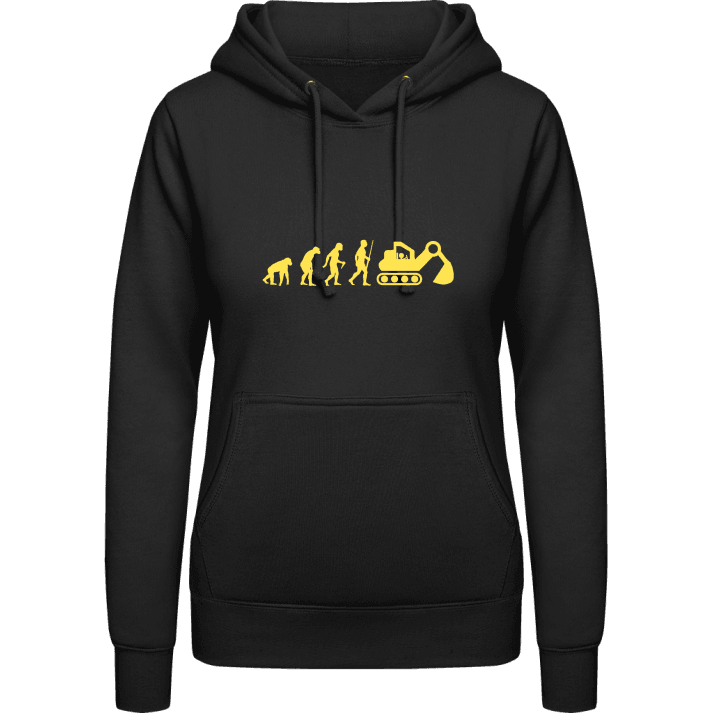 Excavator Driver Evolution Vrouwen Hoodie contain pic