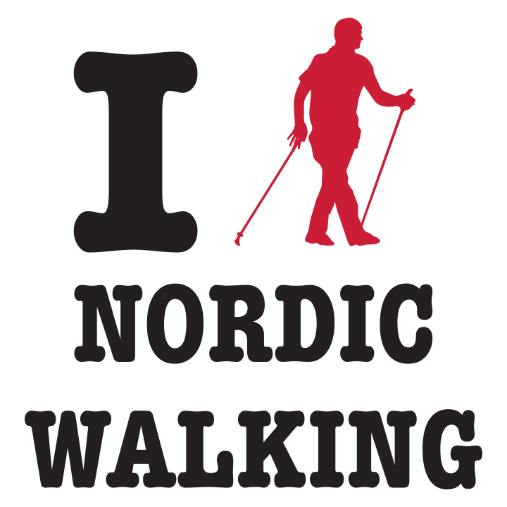 I Love Nordic Walking Hoodie för kvinnor 0 image