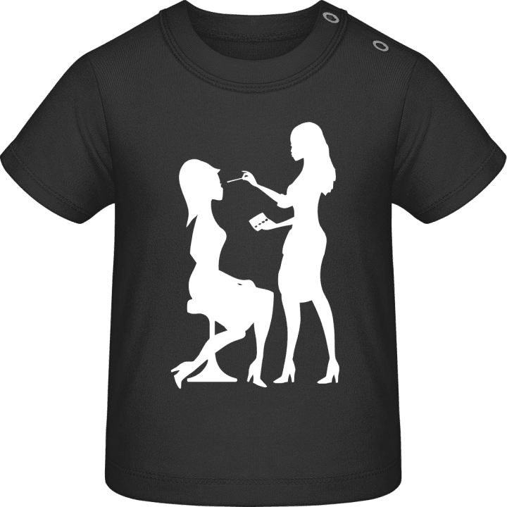 Beautician Silhouette Baby T-Shirt contain pic