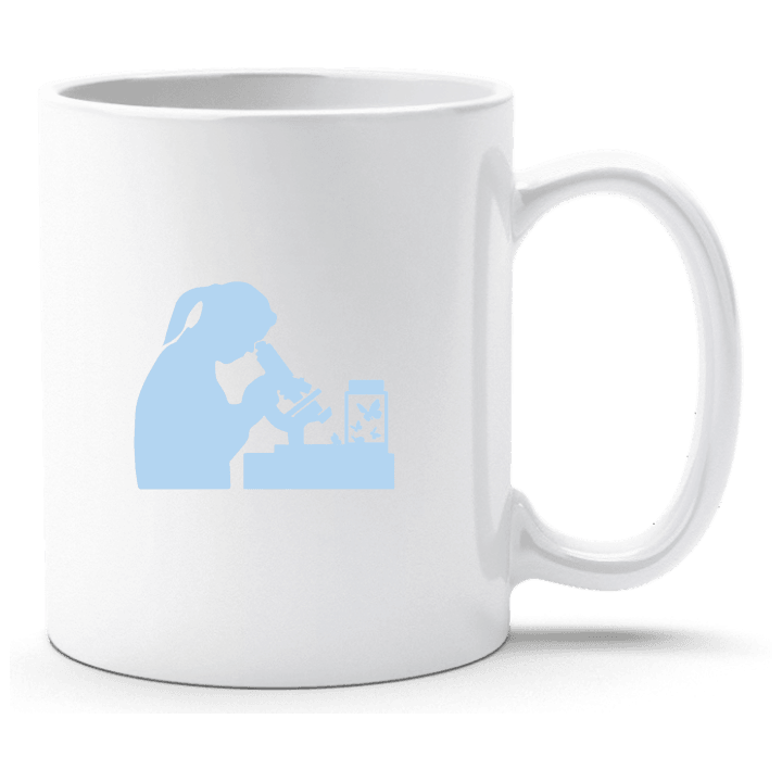 Biologist Silhouette Female Cup contain pic