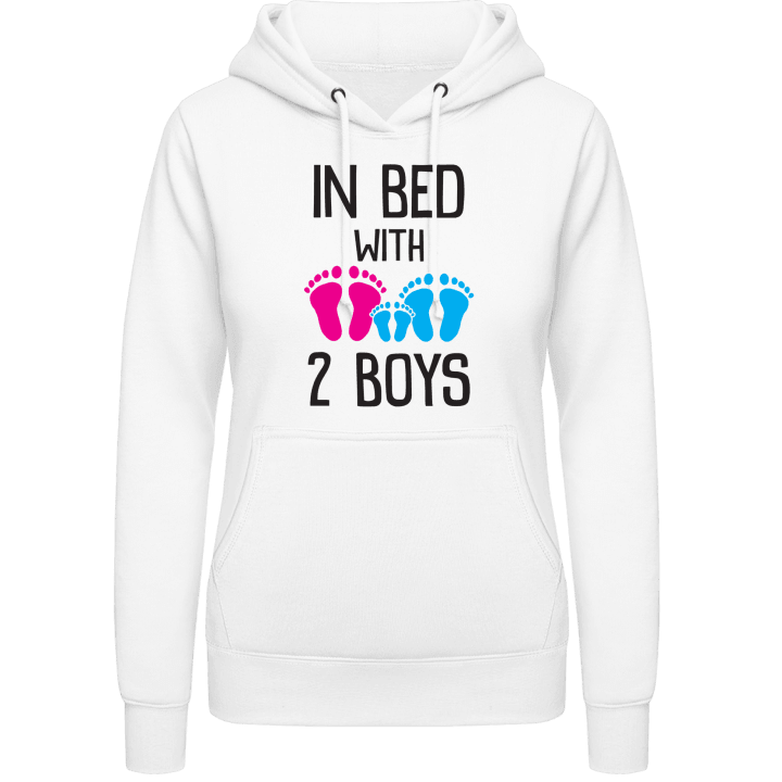 In Bed With 2 Boys Hættetrøje til kvinder 0 image