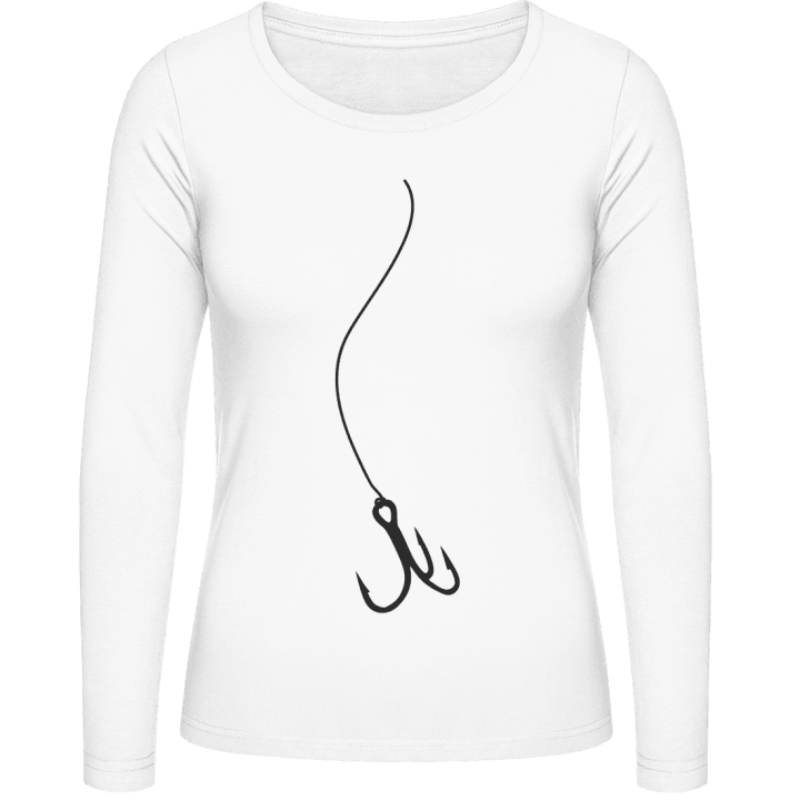 Fishhook Illustration Women long Sleeve Shirt 0 image