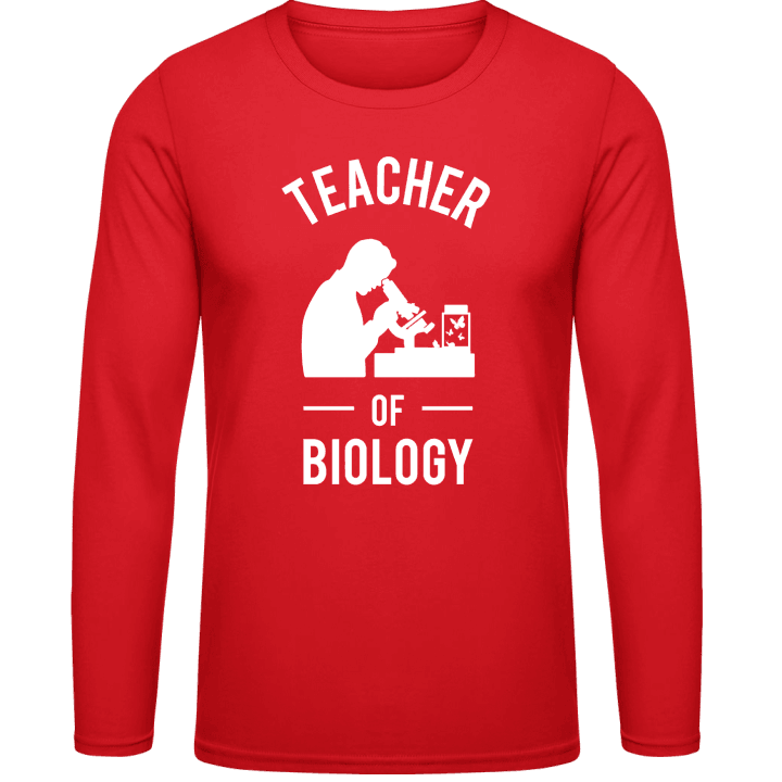Teacher Of Biology Langermet skjorte contain pic