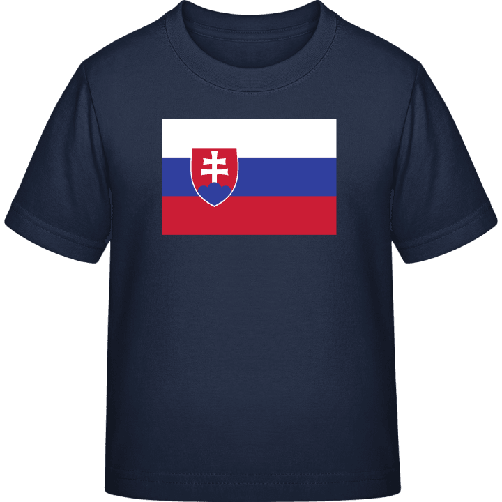 Slovakia Flag T-shirt för barn contain pic