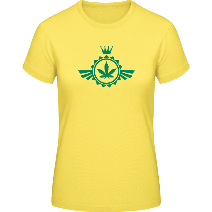 Marihuana Logo Frauen T-Shirt contain pic