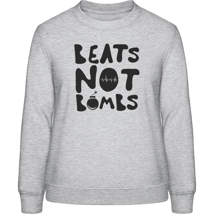 Beats Not Bombs Sweatshirt för kvinnor contain pic