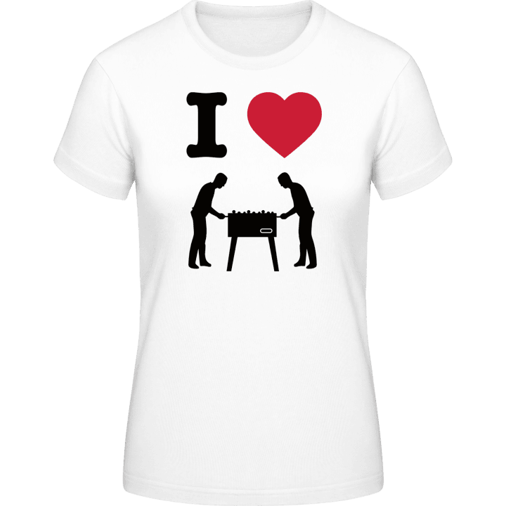 I Love Table Football T-shirt för kvinnor 0 image